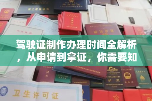 磐安驾驶证制作办理时间全解析，从申请到拿证，你需要知道的一切